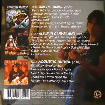 3CD/Dobozkészlet Pete Way: Solo Albums 2000-2004