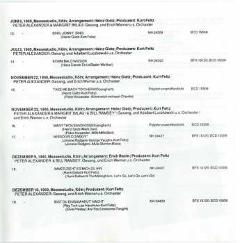 CD Peter Alexander: Straße Meiner Lieder