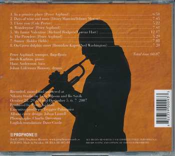 CD Peter Asplund Quartet: As Knights Concur