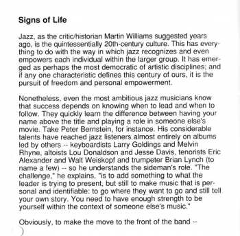 CD Peter Bernstein Quartet: Signs Of Life