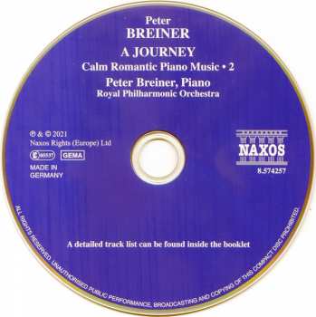 CD Peter Breiner: A Journey (Calm Romantic Piano Music • 2)