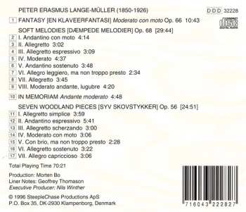 CD Peter Erasmus Lange-Müller: Complete Piano Works Volume 1