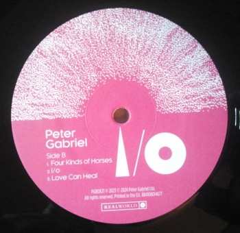 4LP/2CD/Dobozkészlet/Blu-ray Peter Gabriel: I/O DLX | LTD