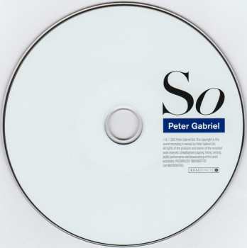 3CD/Dobozkészlet Peter Gabriel: So LTD | DLX