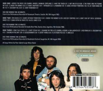 3CD Peter Gabriel: The Broadcast Archives
