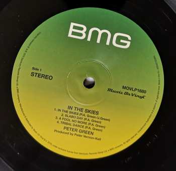 LP Peter Green: In The Skies