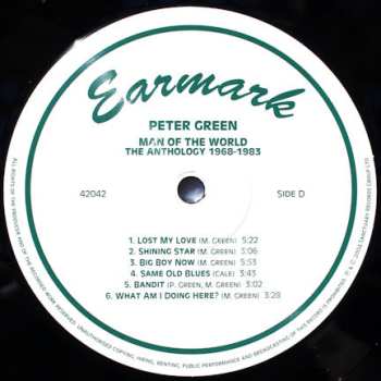 2LP Peter Green: Man Of The World The Anthology 1968-1983