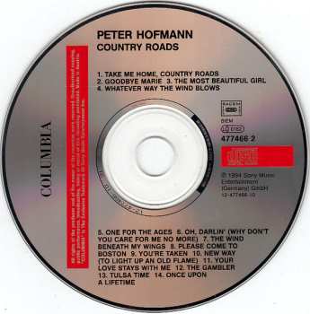 CD Peter Hofmann: Country Roads