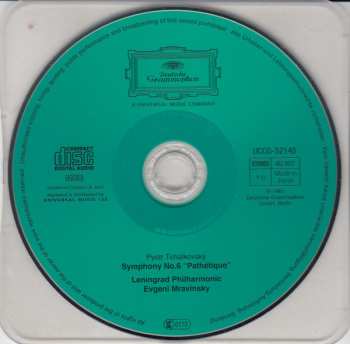 CD Pyotr Ilyich Tchaikovsky: Symphony Nr. 6 "Pathétique"