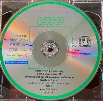 2CD Pyotr Ilyich Tchaikovsky: Complete String Quartets; Sting Sextet