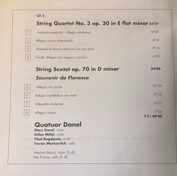 2CD Pyotr Ilyich Tchaikovsky: Complete String Quartets; Sting Sextet