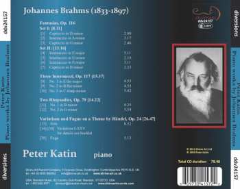 CD Johannes Brahms: Brahms Piano Music