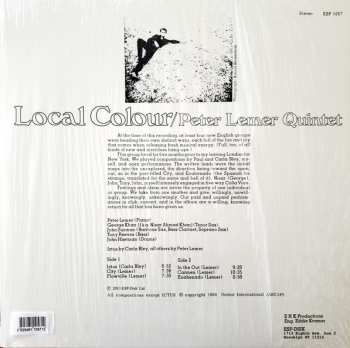 LP Peter Lemer Quintet: Local Colour CLR