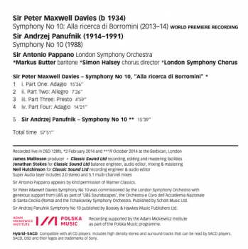 SACD The London Symphony Orchestra: Symphony No. 10
