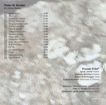 CD Peter Niklas Gruber: Ein Ferner Garten: Music For String Quartet