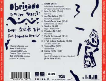 CD Peter Schärli Trio: Obrigado Dom Um Romão