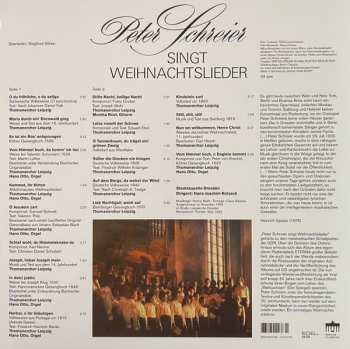 LP Peter Schreier: Peter Schreier Singt Weihnachtslieder