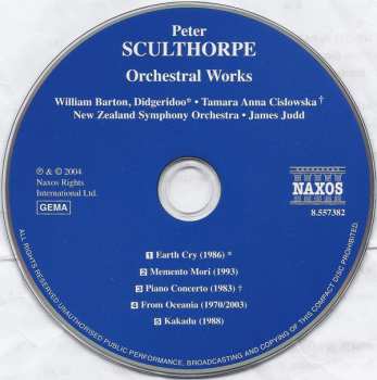 CD Peter Sculthorpe: Earth Cry / Piano Concerto