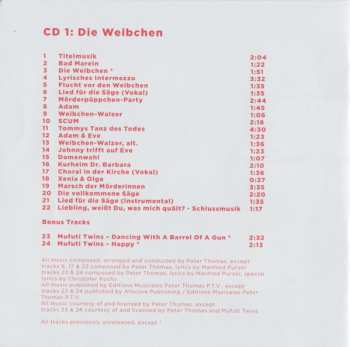2CD Peter Thomas Sound Orchestra: Die Weibchen (The Females) / Oh Happy Day (Seventeen And Anxious) / Engel, Die Ihre Flügel Verbrennen (Angels With Burnt Wings)