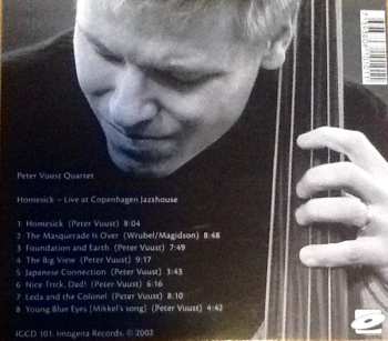 CD Peter Vuust Quartet: Homesick [Live At Copenhagen Jazzhouse]