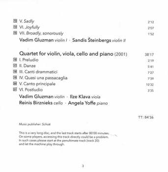 SACD Pēteris Vasks: Distant Light / Piano Quartet / Summer Dances