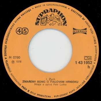 SP Šafrán: Sport / Zmařený Song O Fialovém Hrníčku