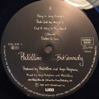 LP Phil Collins: ...But Seriously