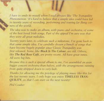 CD Phil Coulter And His Orchestra: Timeless Tranquility
