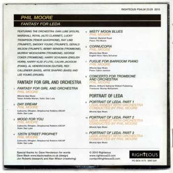CD Phil Moore: Fantasy For Leda
