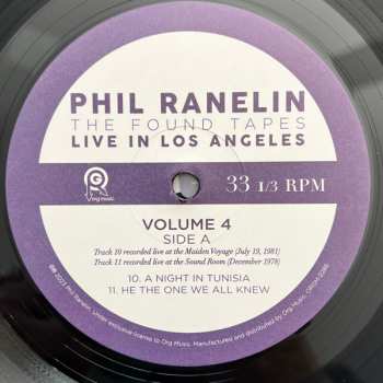 4LP/Dobozkészlet Phil Ranelin: The Found Tapes Live In Los Angeles