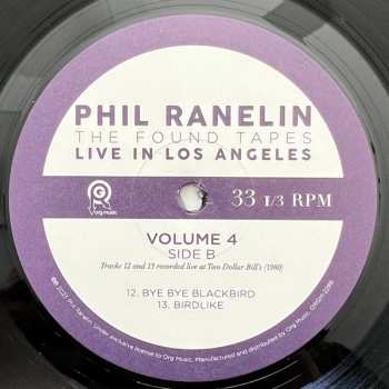 4LP/Dobozkészlet Phil Ranelin: The Found Tapes Live In Los Angeles