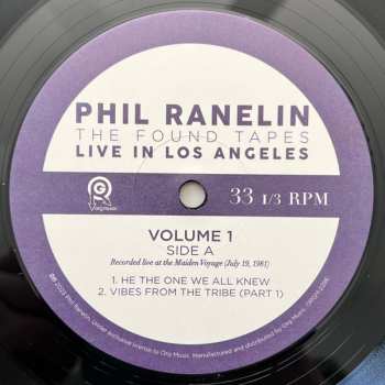 4LP/Dobozkészlet Phil Ranelin: The Found Tapes Live In Los Angeles
