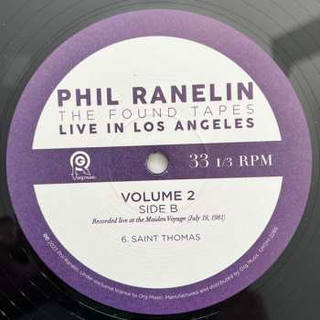 4LP/Dobozkészlet Phil Ranelin: The Found Tapes Live In Los Angeles