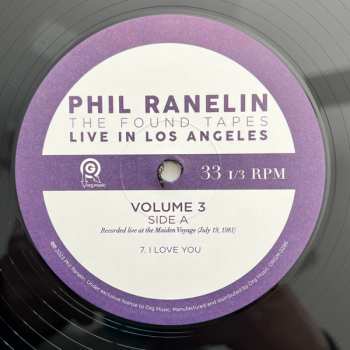 4LP/Dobozkészlet Phil Ranelin: The Found Tapes Live In Los Angeles