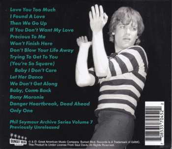 CD Phil Seymour: Live On The Sunset Strip DIGI