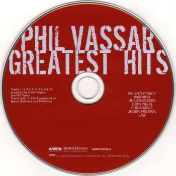 CD Phil Vassar: Greatest Hits (Volume 1)