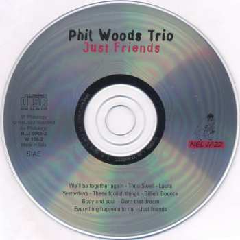 CD Phil Woods Trio: Just Friends