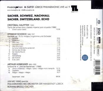 SACD Philharmonisches Orchester Der Hansestadt Lübeck: Sacher. Switzerland. Echo