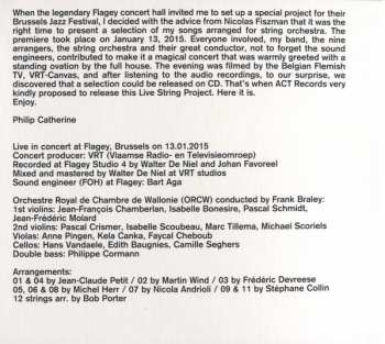 CD Philip Catherine: The String Project - Live In Brussels