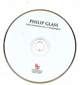 CD Philip Glass: Cello Concerto No.2 "Naqoyqatsi"