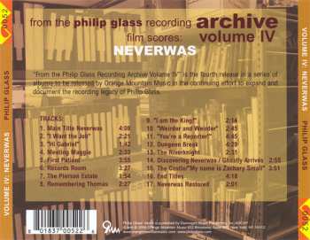 CD Philip Glass: Film Scores: Neverwas