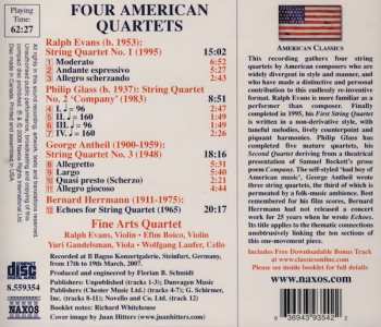 CD Philip Glass: Four American Quartets