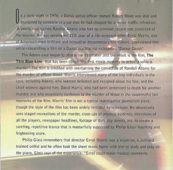 CD Philip Glass: Music From The Thin Blue Line