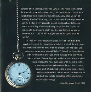 CD Philip Glass: Music From The Thin Blue Line