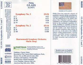 CD Philip Glass: Symphony No. 2, Symphony No. 3