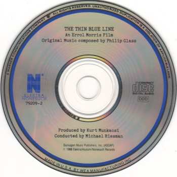 CD Philip Glass: The Thin Blue Line