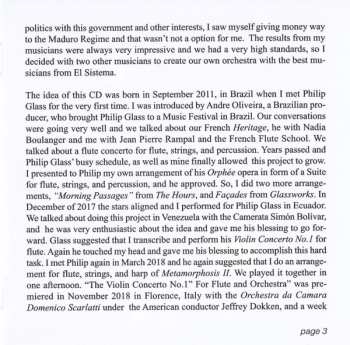CD Philip Glass: Venezuelan Elegy