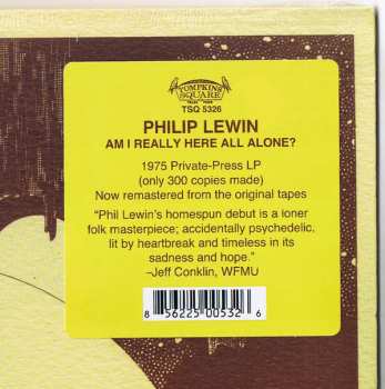 LP Philip Lewin: Am I Really Here All Alone?