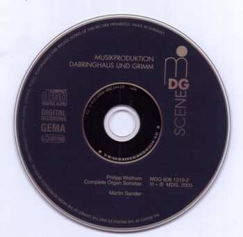 CD Philipp Wolfrum: Philipp Wolfrum: Complete Organ Sonatas