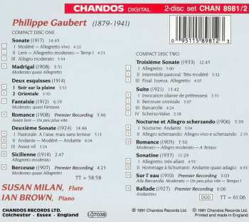 2CD Philippe Gaubert: Complete Works For Flute & Piano